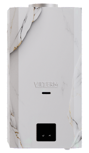 Газовая колонка VilTerm E11 Мрамор белый (с модуляцией)
